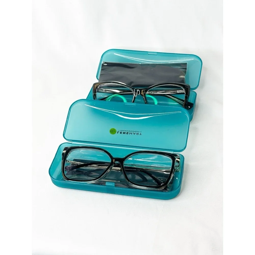Lot of‎ 2 Lensmart Eyeglasses Optical Frame Glasses Models: Sarah & Giuliano RX